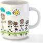 Personalised Dad and Mom Mug - Personalised Mug For Family Custom Names-16