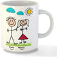 Personalised Dad and Mom Mug - Personalised Mug For Family Custom Names-19