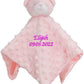 Embroidered Personalised Blankets for Babies Boys and Girls