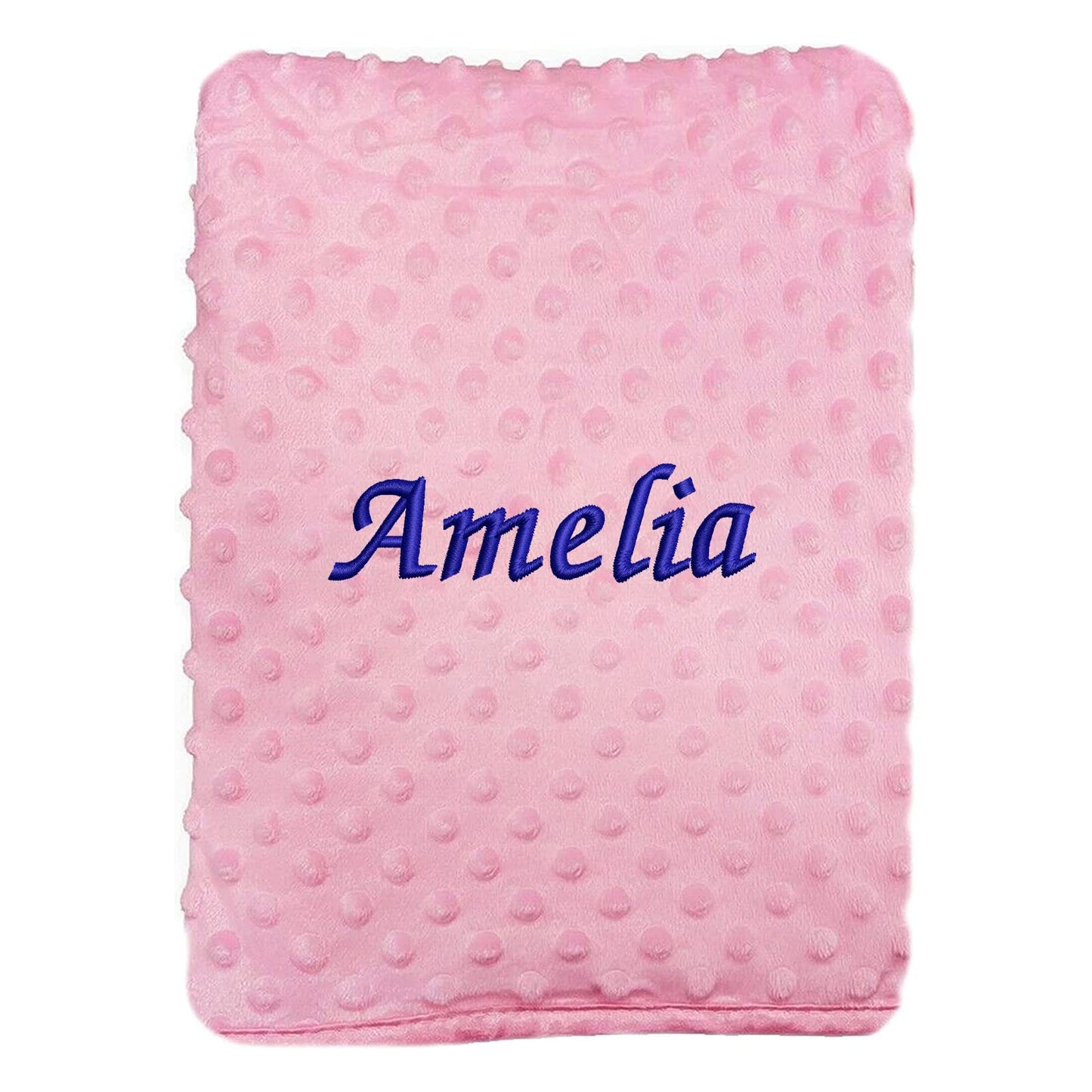 Embroidered Personalised Blankets for Babies Boys and Girls