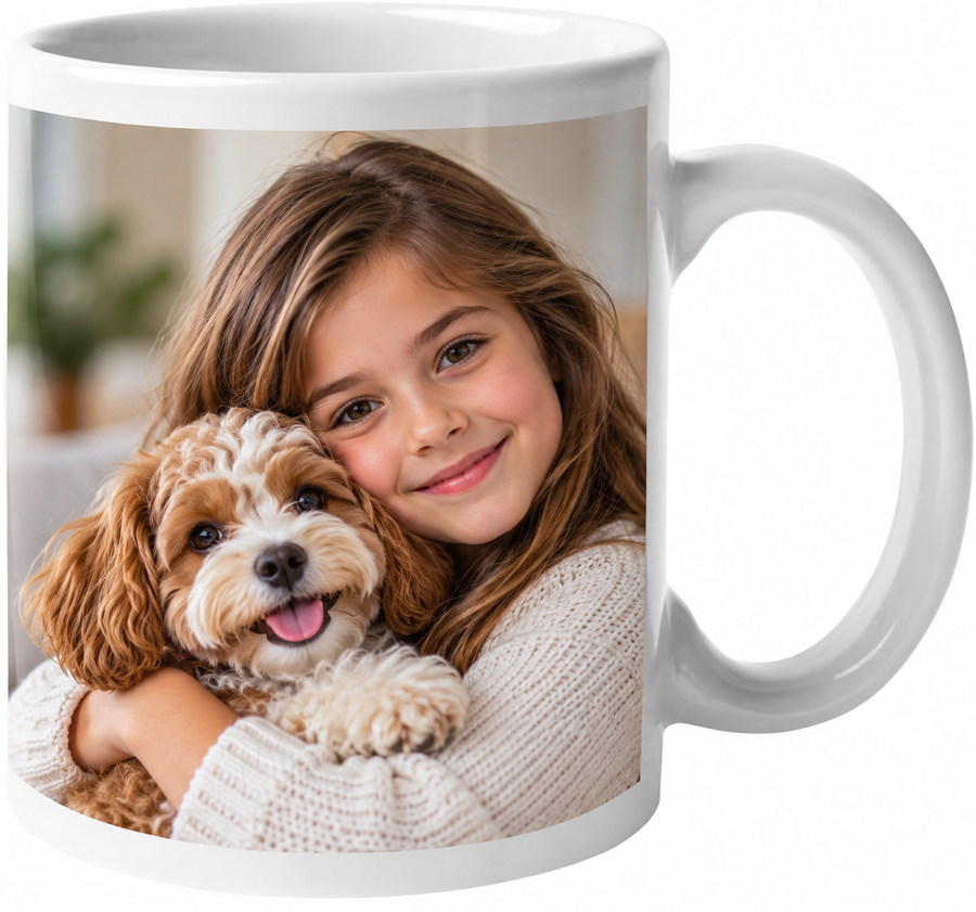 Personalised Photo Collage Mug | Custom Multi-Photo Ceramic Mug | UK