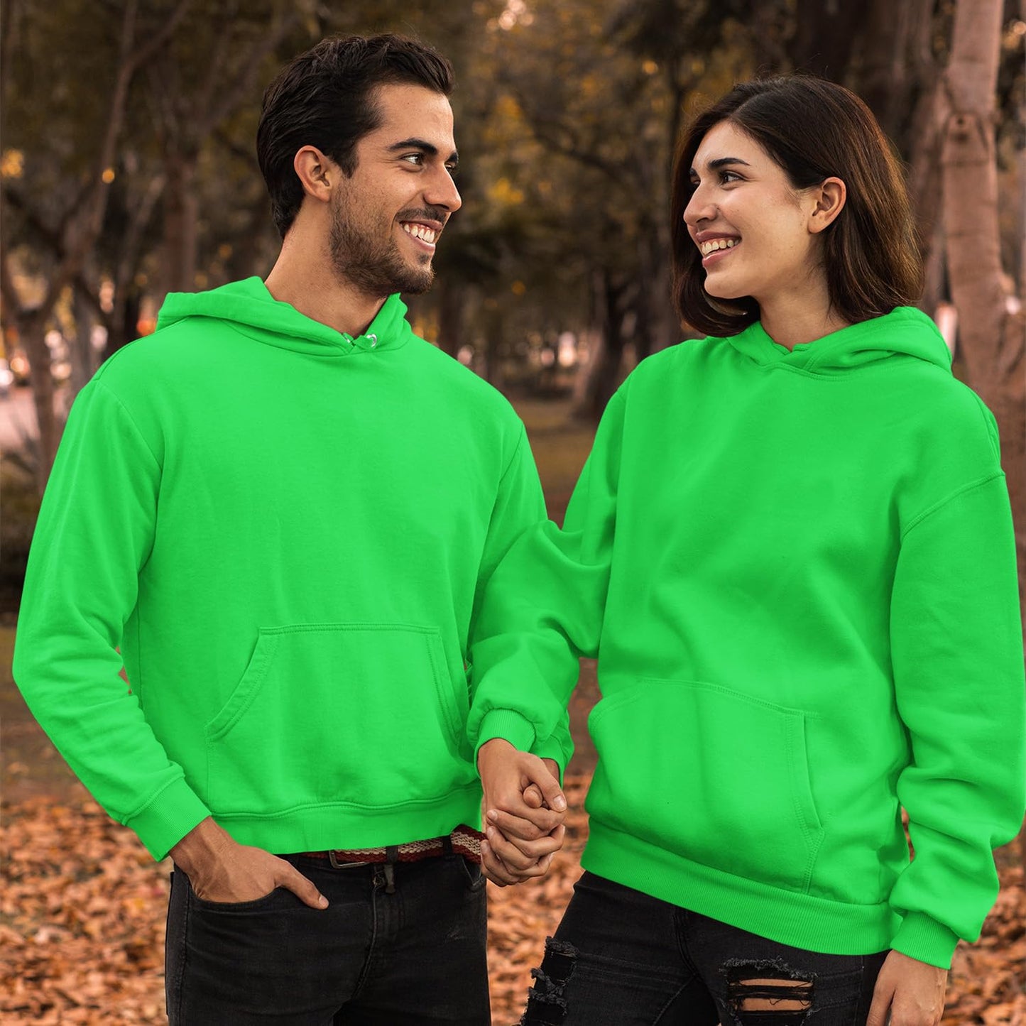 Unisex Fashion Hoodie - Hooded Pullover with Drawcords & Front Pockets