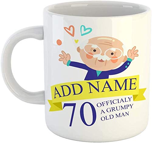 Grumpy Old Man Any Name Personalised Mug