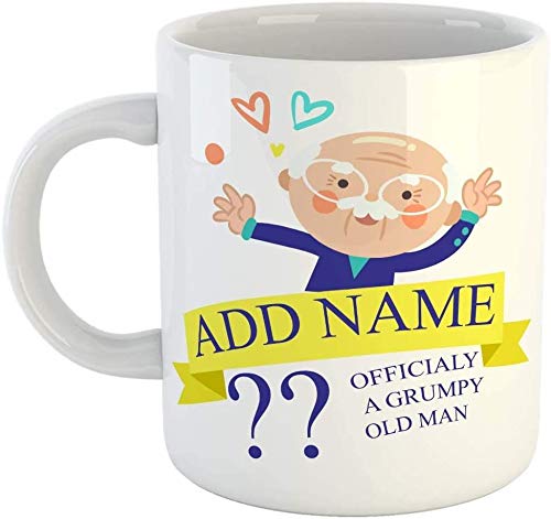 Grumpy Old Man Any Name Personalised Mug