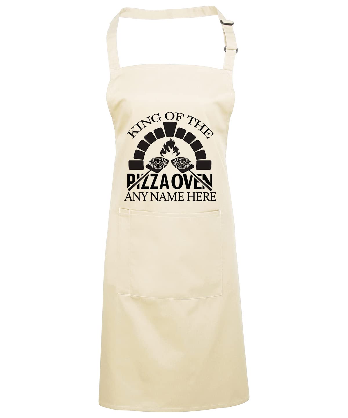 King Of The Pizza Oven Personalised Apron