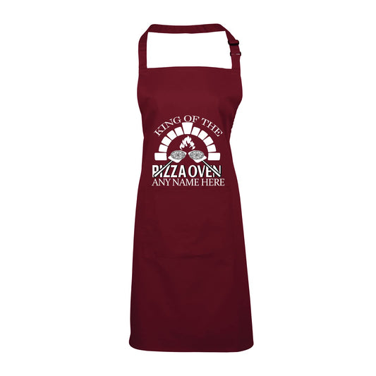 King Of The Pizza Oven Personalised Apron