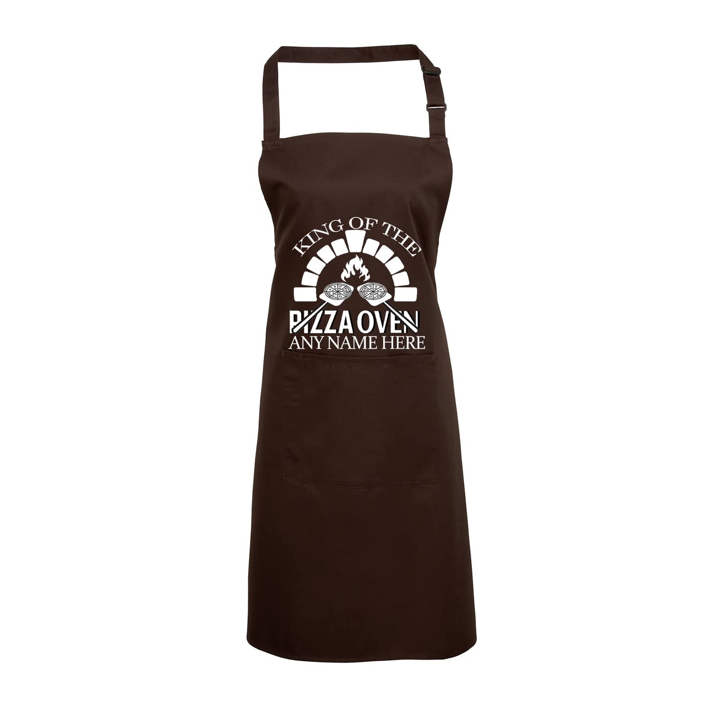 King Of The Pizza Oven Personalised Apron