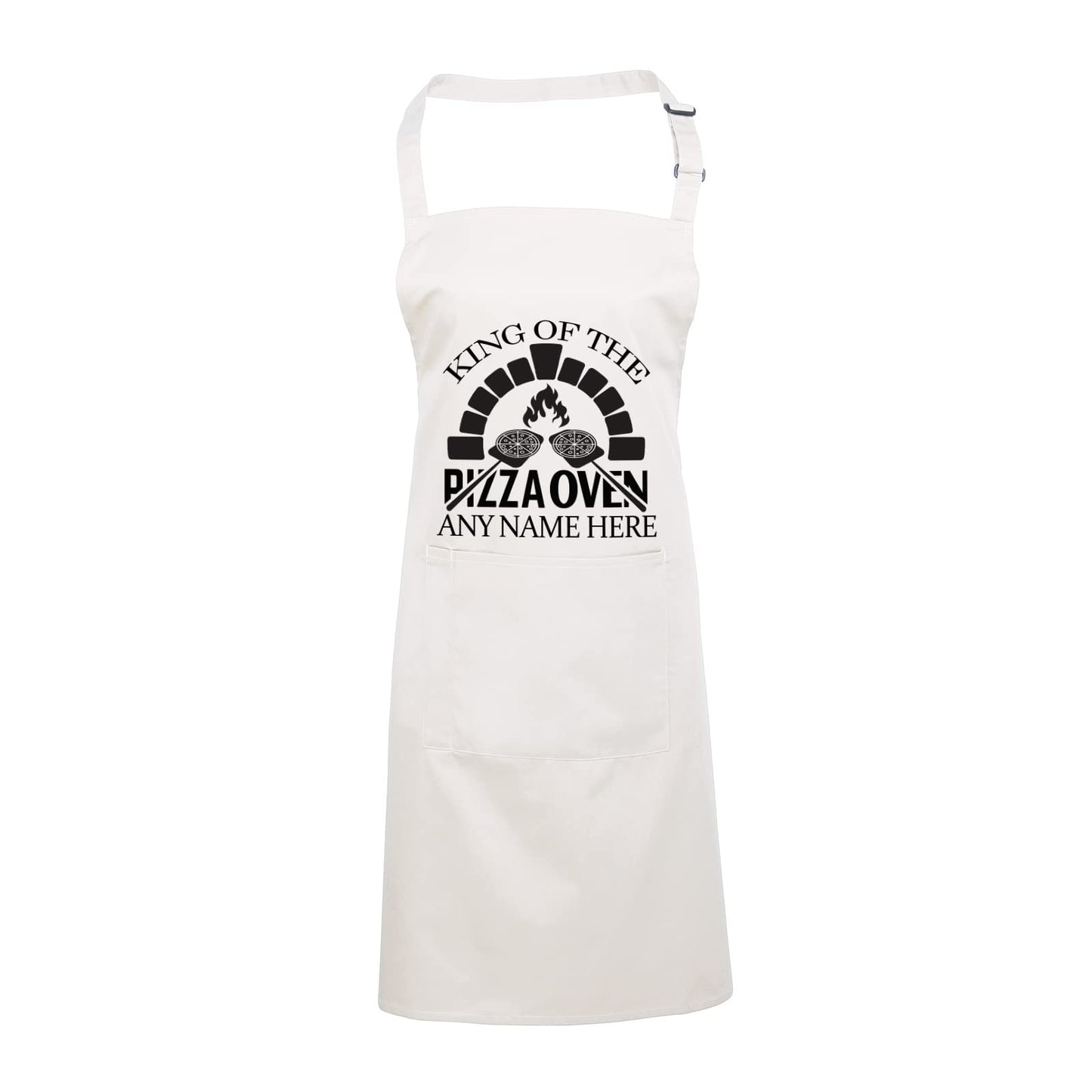 King Of The Pizza Oven Personalised Apron