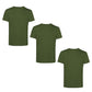 Men’s T-Shirts Multipack | Crew Neck Short Sleeve Cotton 3 Pack T-Shirts | Gym Tops for Him