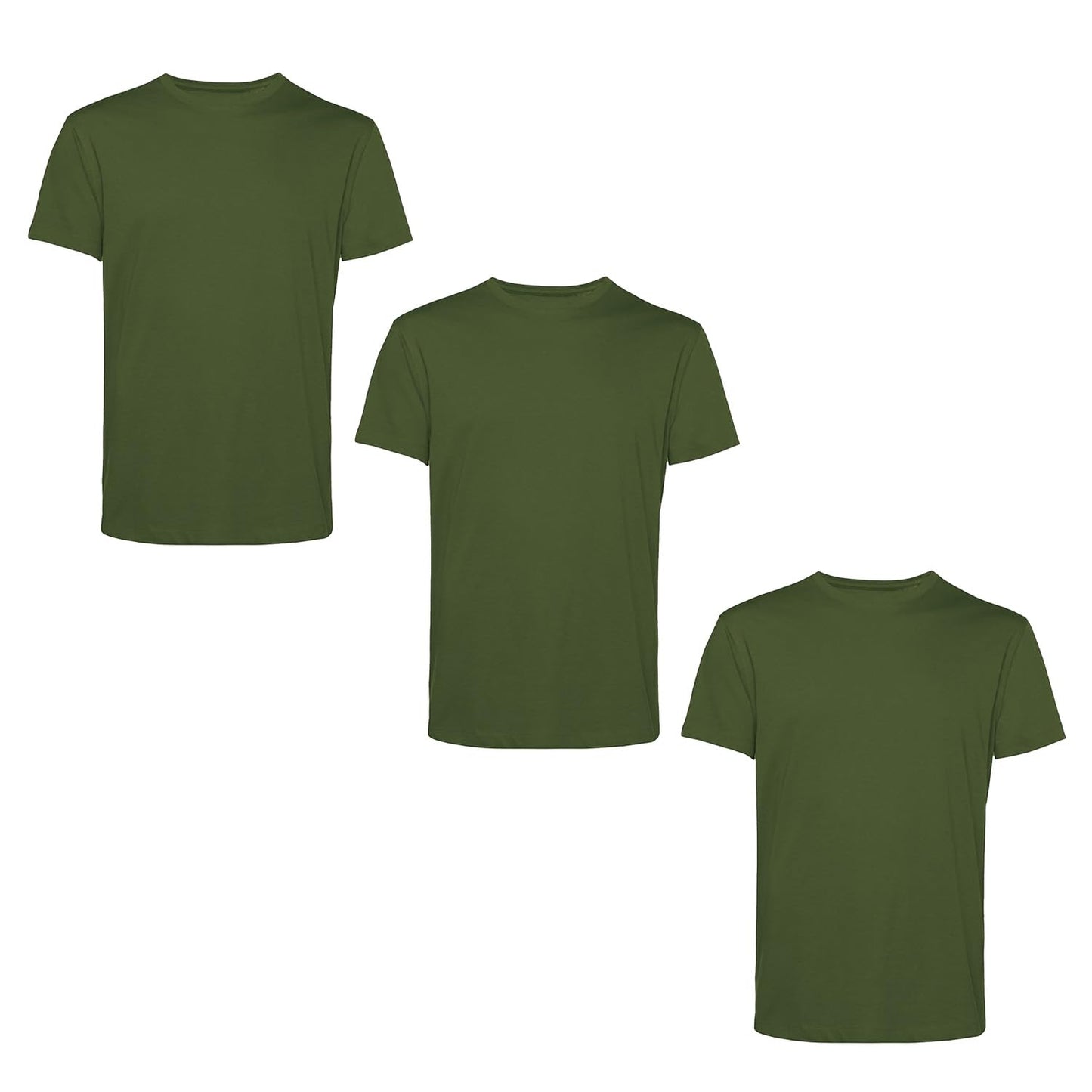 Men’s T-Shirts Multipack | Crew Neck Short Sleeve Cotton 3 Pack T-Shirts | Gym Tops for Him