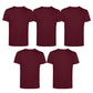 Men’s T-Shirts Multipack | Crew Neck Short Sleeve Cotton 5 Pack T-Shirts | Gym Tops for Him