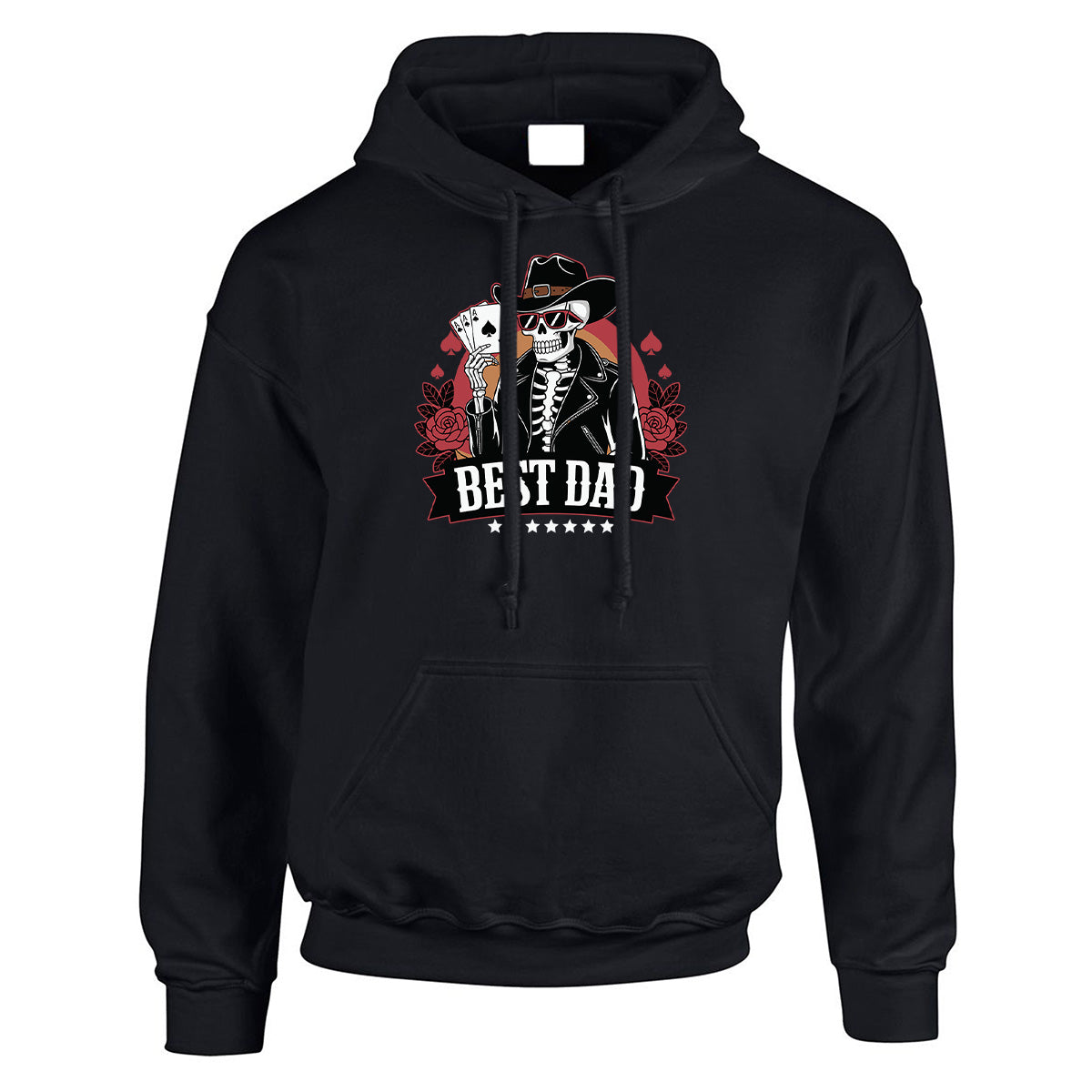 Halloween Best Dad Skull Mens Hoody | Spooky Scary Halloween Gift Horror Pullover