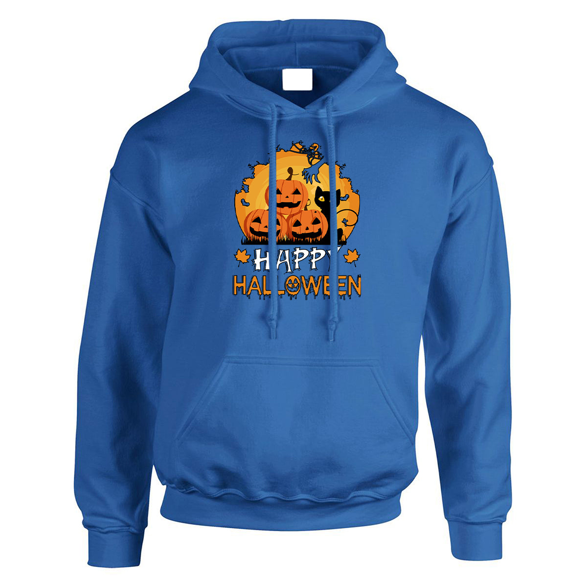 Halloween Pumpkin Cat Mens and Womens Hoody | Horror Spooky Scary Pullover