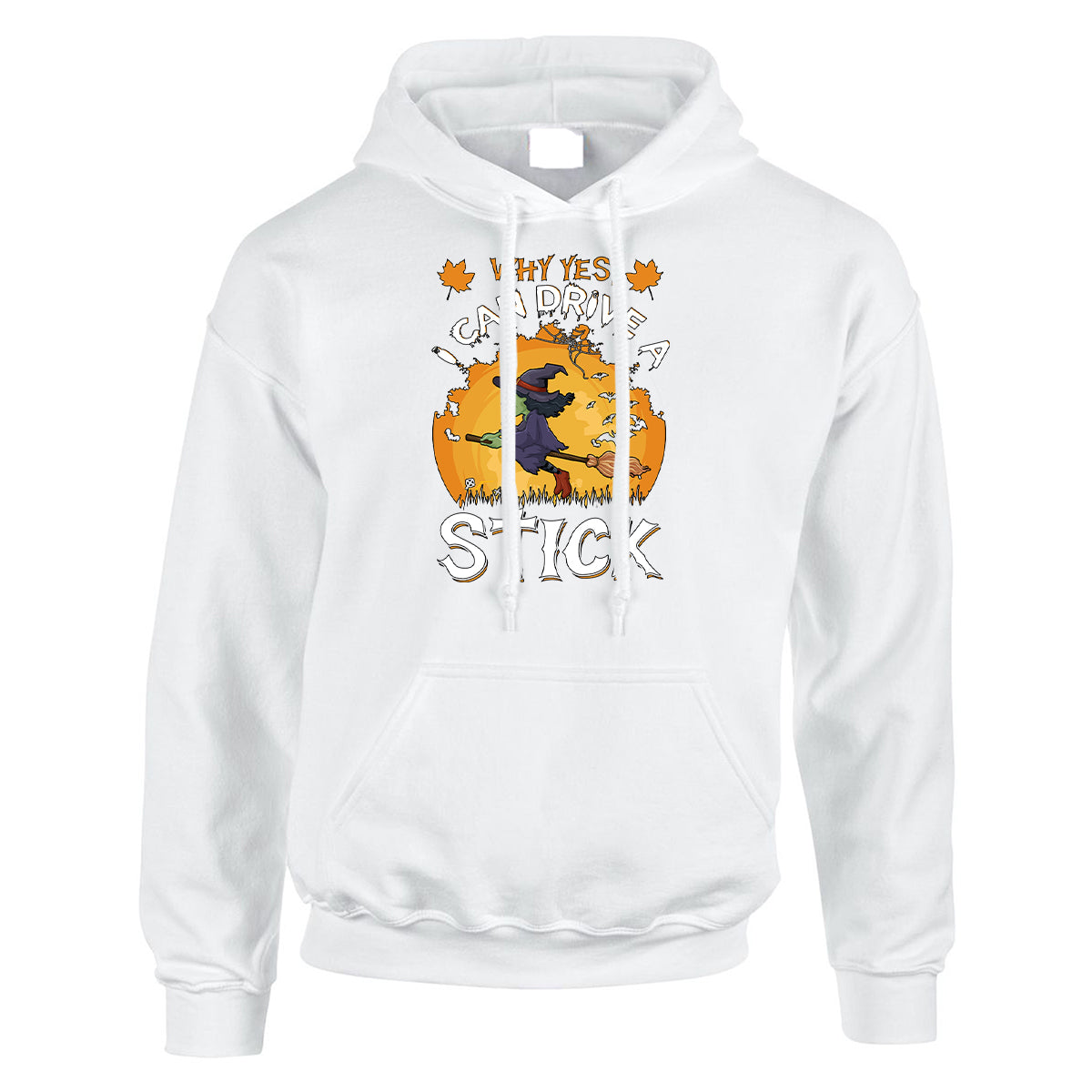 Halloween Flaying Witch Mens and Womens Hoody | Horror Spooky Scary Pullover