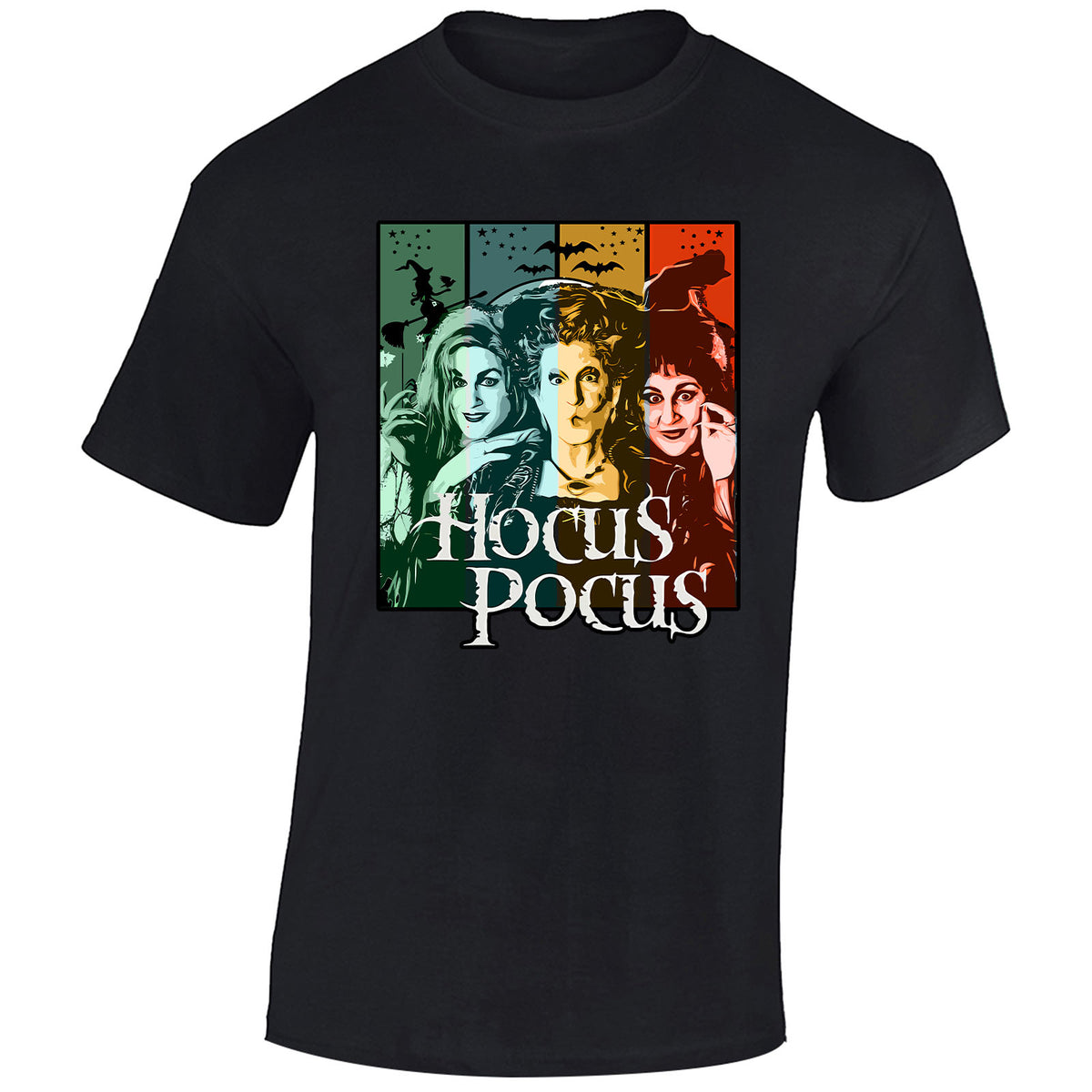 Halloween Hocus Pocus Mens T-Shirt Boo Pumpkin Ghost Spooky Scary Tshirt