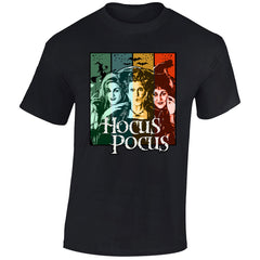 Halloween Hocus Pocus Mens T-Shirt Boo Pumpkin Ghost Spooky Scary Tshirt