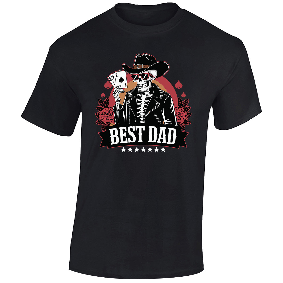Halloween Best Dad Mens T-Shirt Ghost Witches Spooky Scary Tops