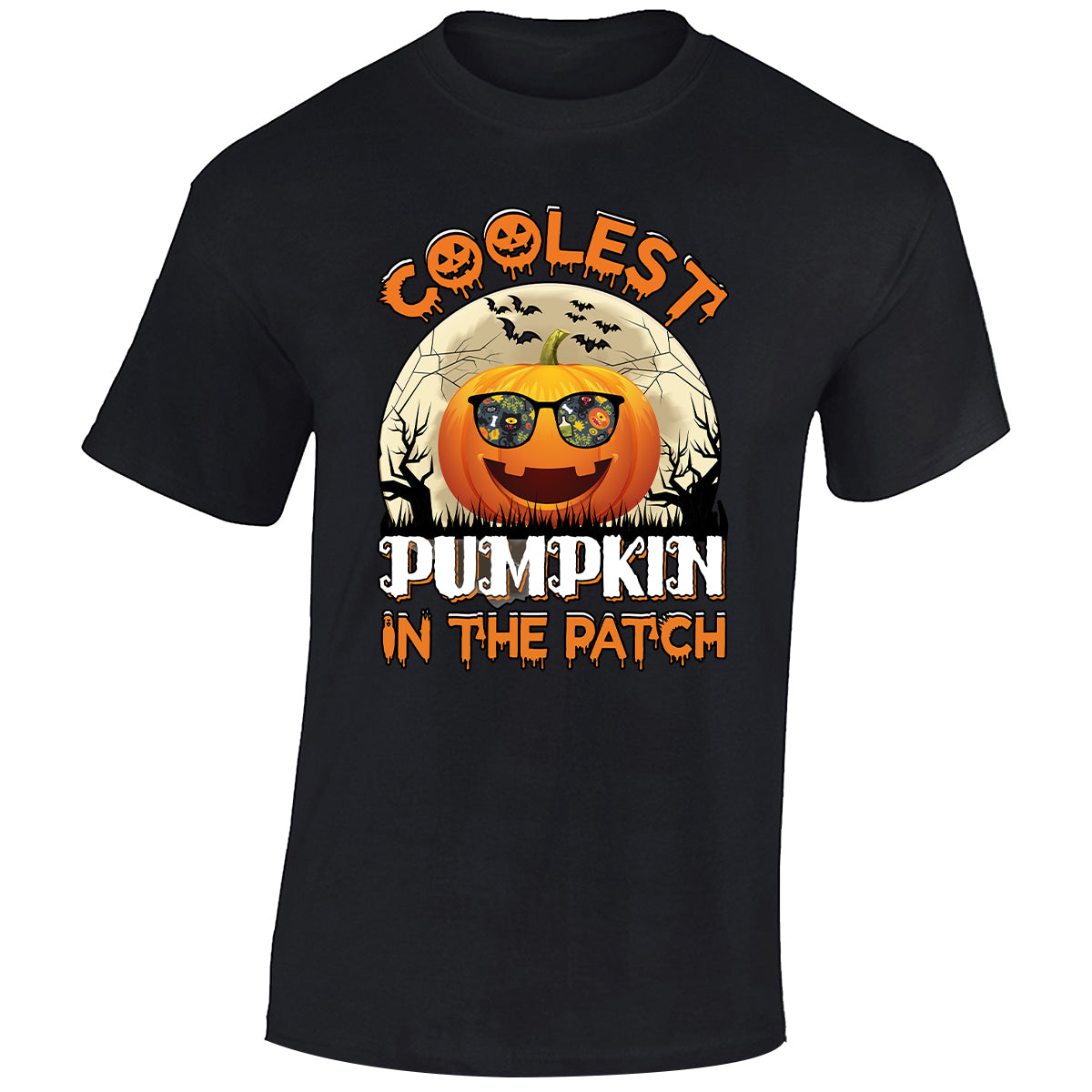 Halloween Coolest Pumpkin Mens T-Shirt Ghost Pumpkin Spooky Scary Tops