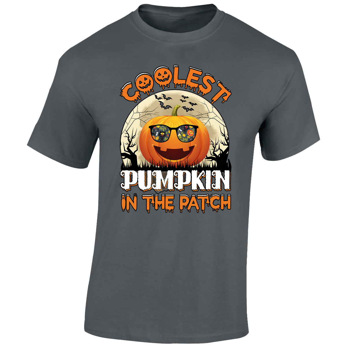 Halloween Coolest Pumpkin Mens T-Shirt Ghost Pumpkin Spooky Scary Tops