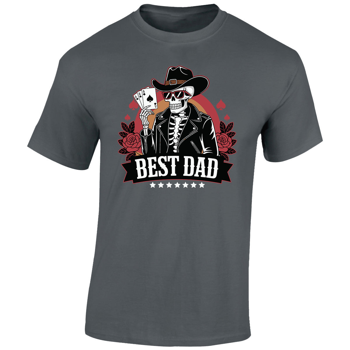 Halloween Best Dad Mens T-Shirt Ghost Witches Spooky Scary Tops