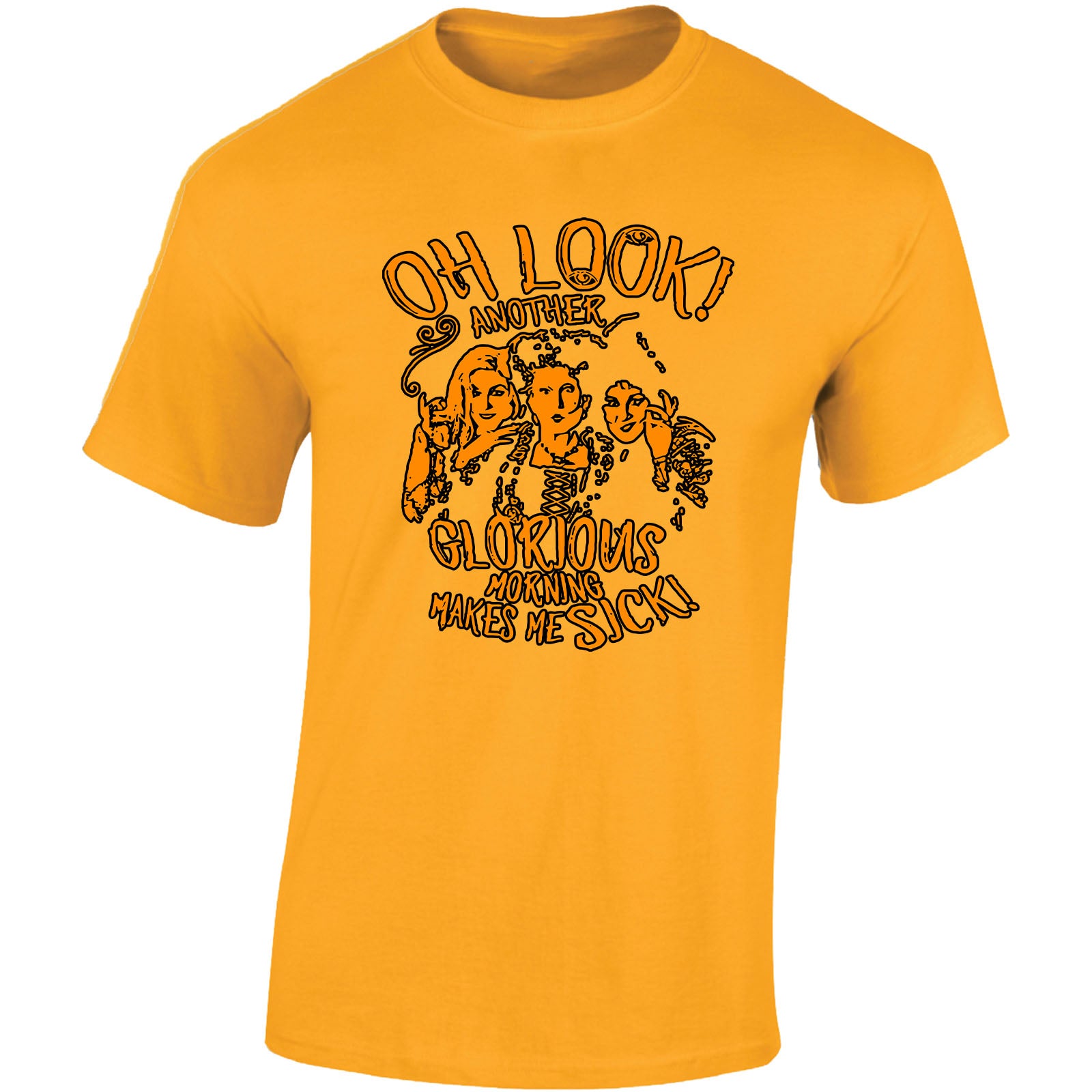 Halloween Look Glorious Mens T-Shirt Horror Witches Spooky Scary Tops