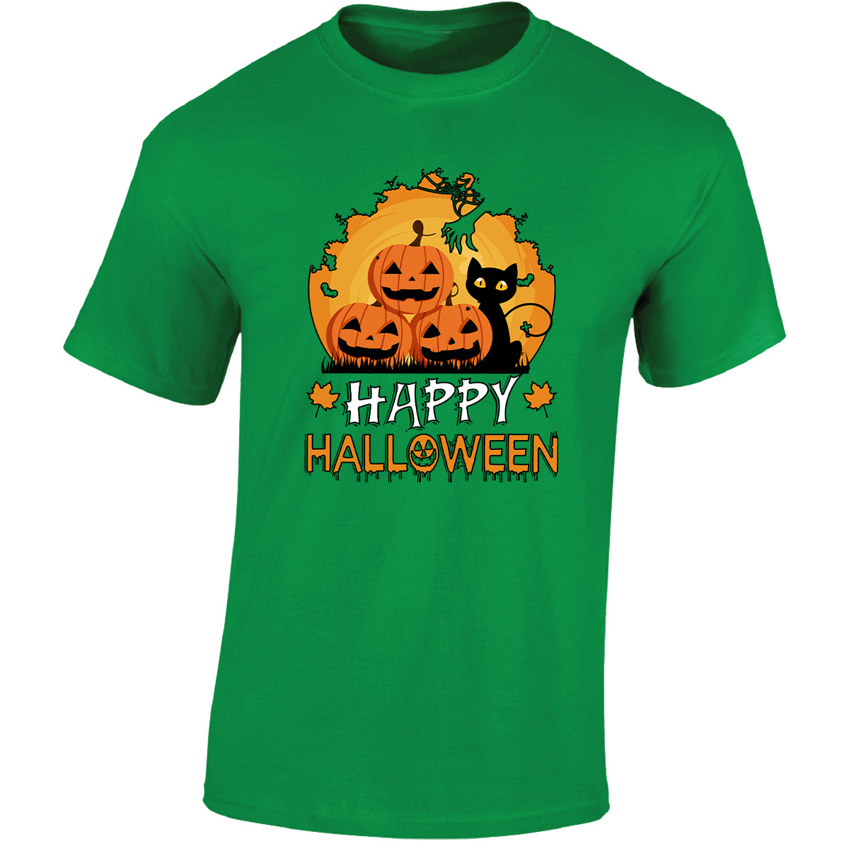 Halloween Hocus Pocus Cat Mens T-Shirt Ghost Witches Spooky Scary Tops