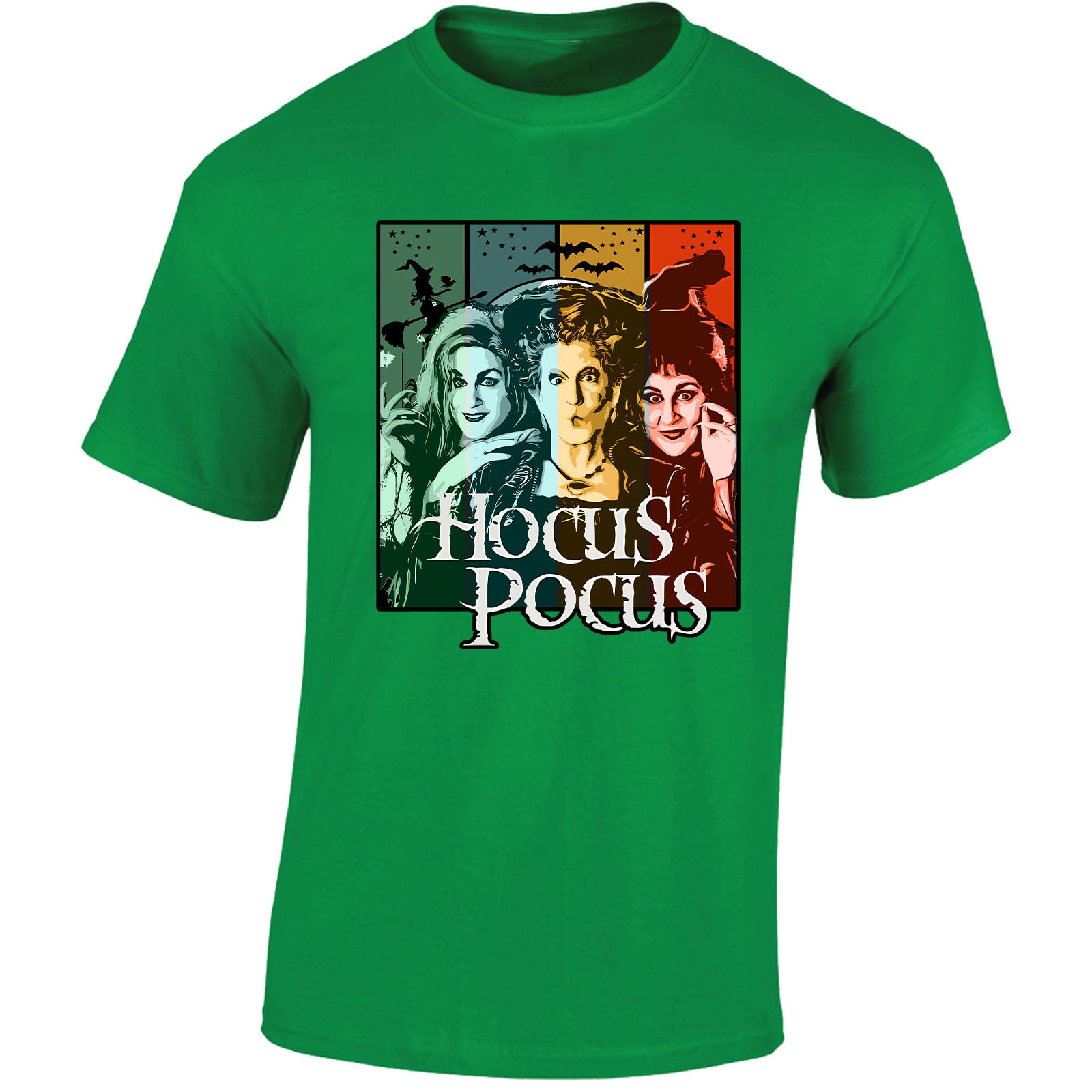 Halloween Hocus Pocus Mens T-Shirt Boo Pumpkin Ghost Spooky Scary Tshirt