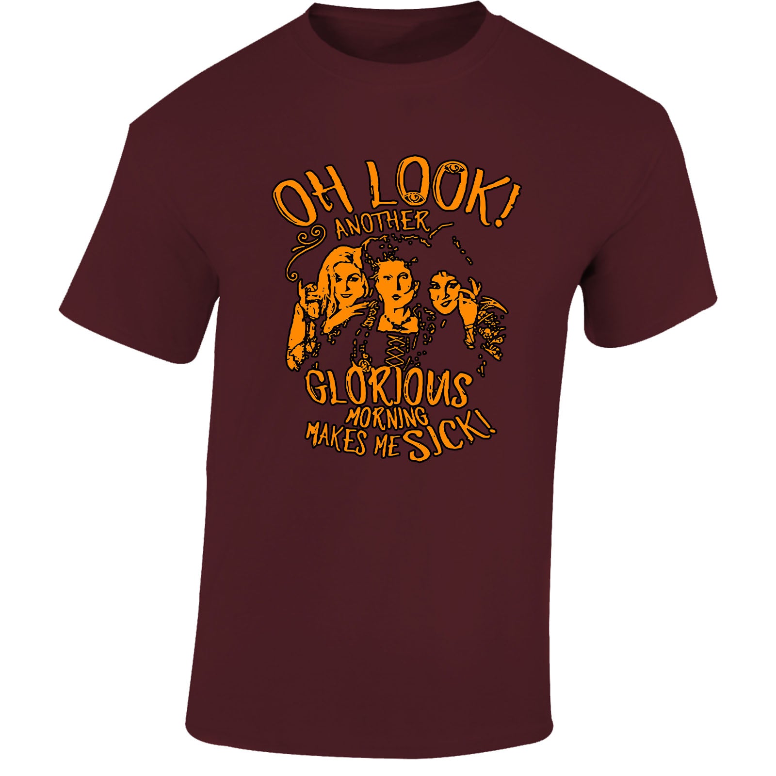 Halloween Look Glorious Mens T-Shirt Horror Witches Spooky Scary Tops