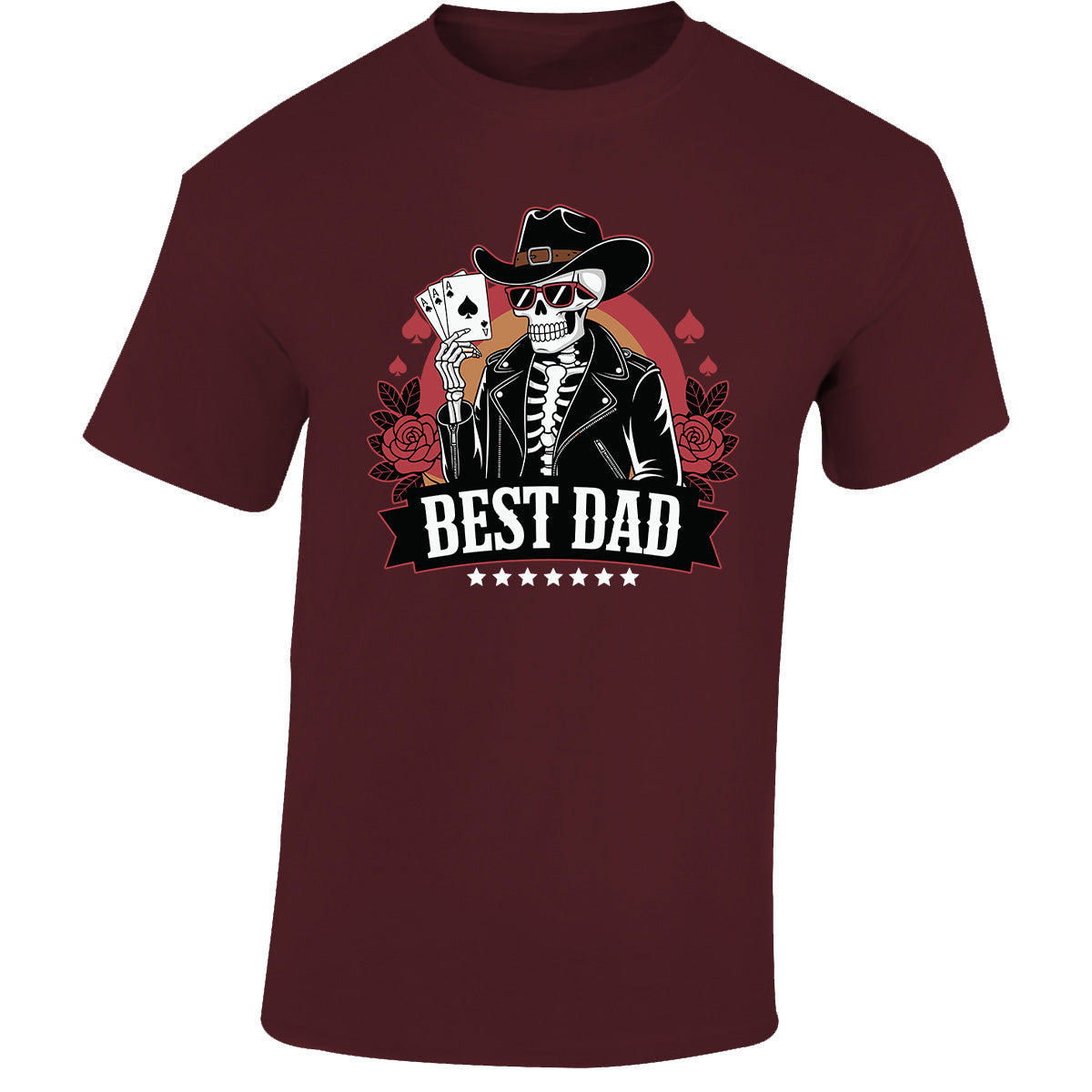 Halloween Best Dad Mens T-Shirt Ghost Witches Spooky Scary Tops