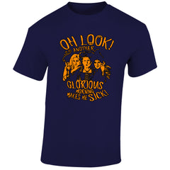 Halloween Look Glorious Mens T-Shirt Horror Witches Spooky Scary Tops