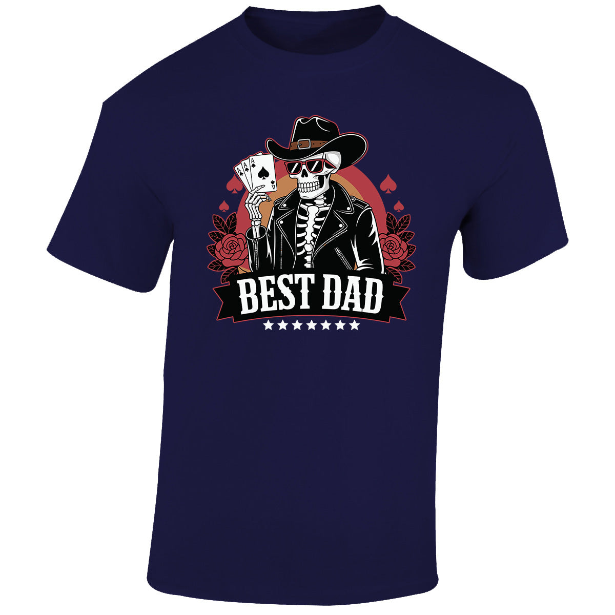 Halloween Best Dad Mens T-Shirt Ghost Witches Spooky Scary Tops
