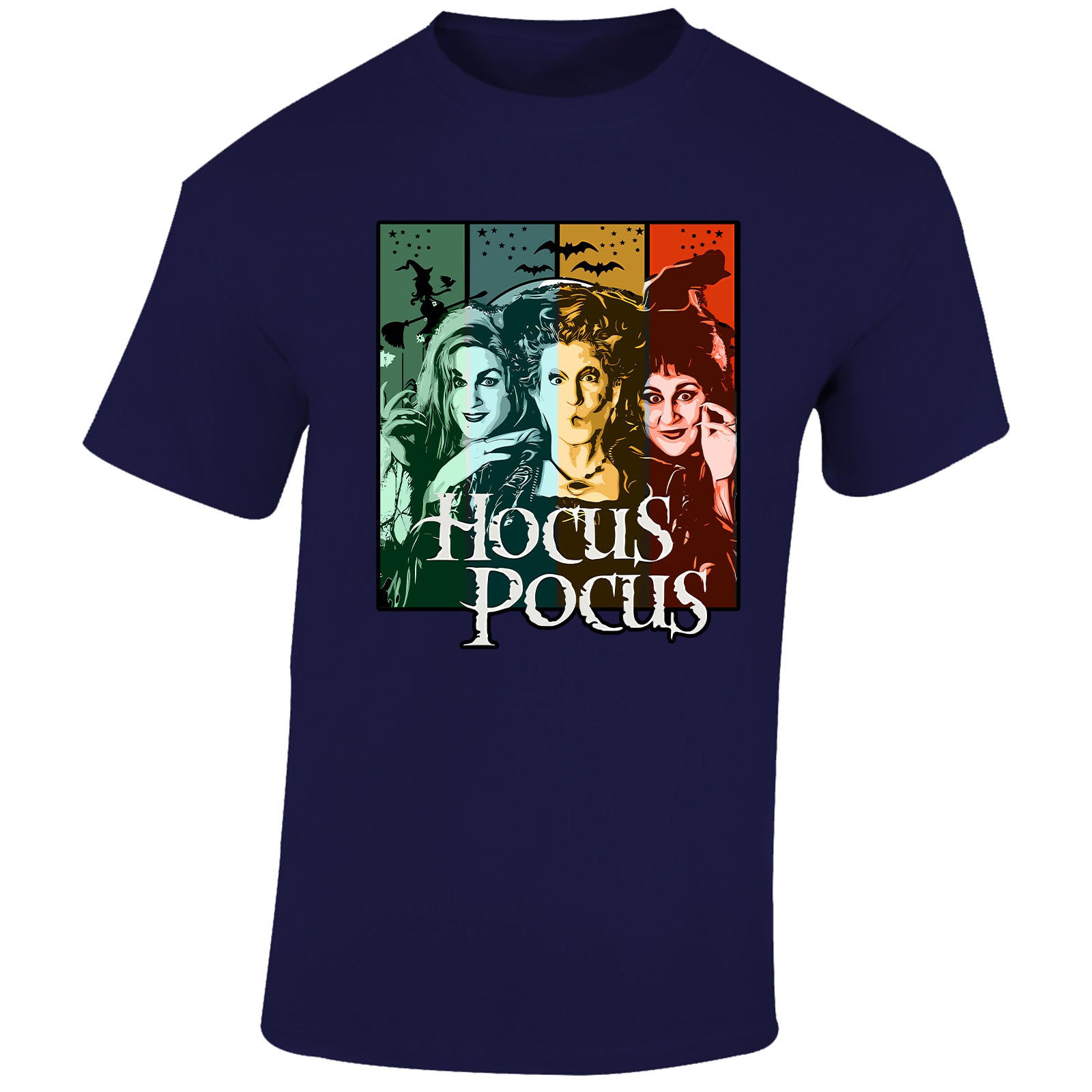 Halloween Hocus Pocus Mens T-Shirt Boo Pumpkin Ghost Spooky Scary Tshirt