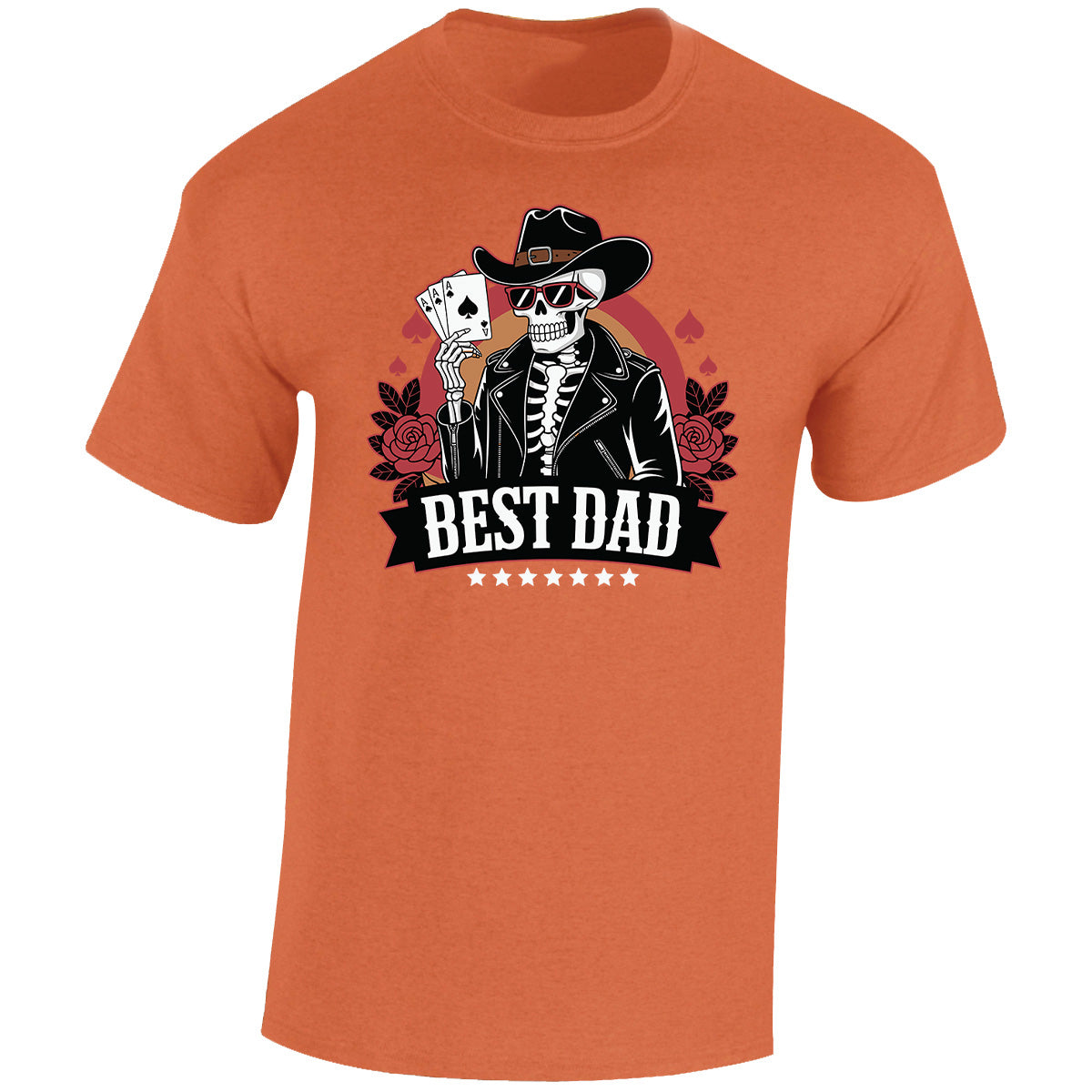 Halloween Best Dad Mens T-Shirt Ghost Witches Spooky Scary Tops