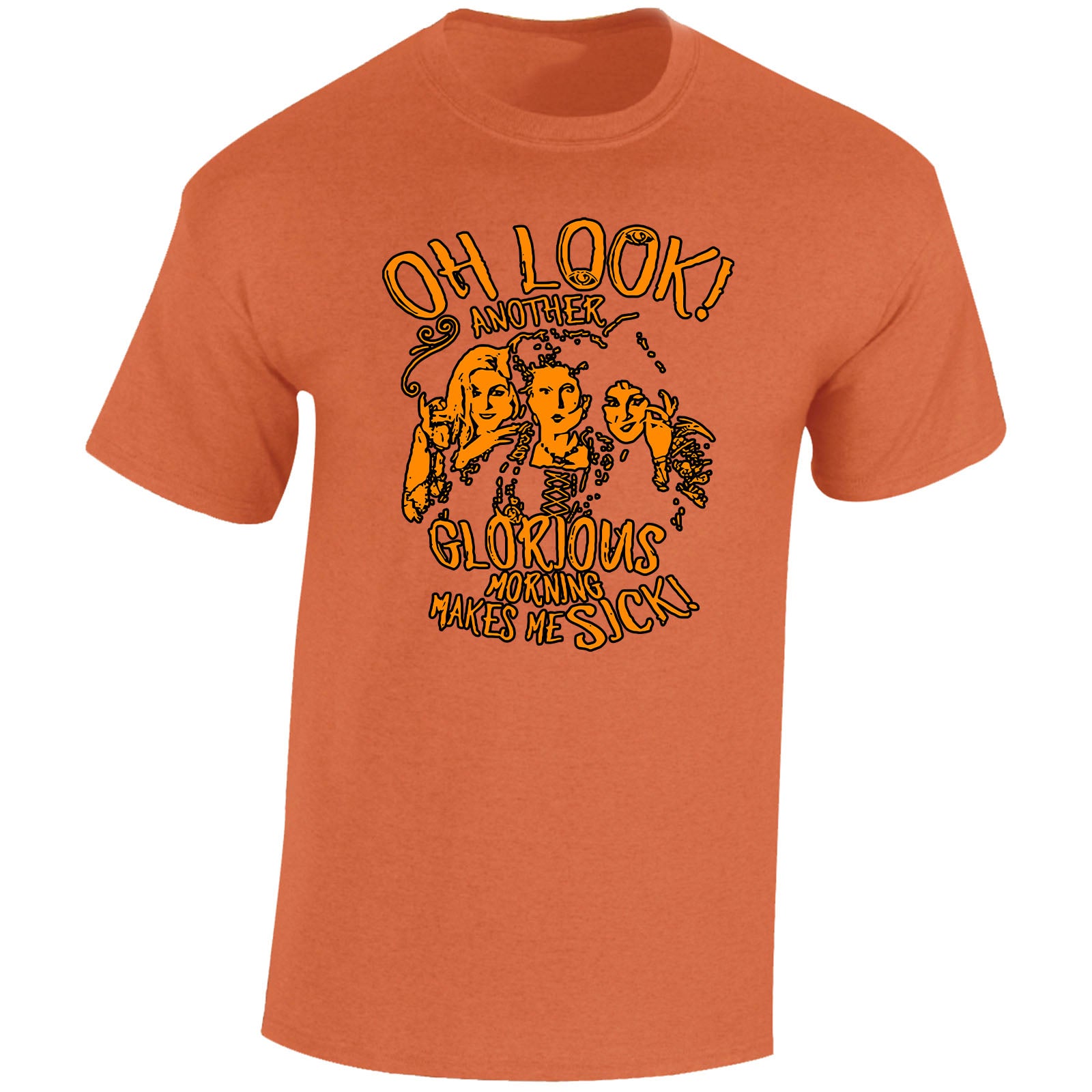 Halloween Look Glorious Mens T-Shirt Horror Witches Spooky Scary Tops