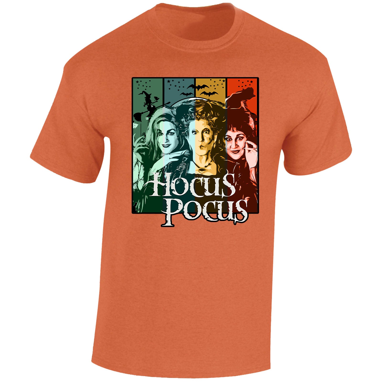 Halloween Hocus Pocus Mens T-Shirt Boo Pumpkin Ghost Spooky Scary Tshirt