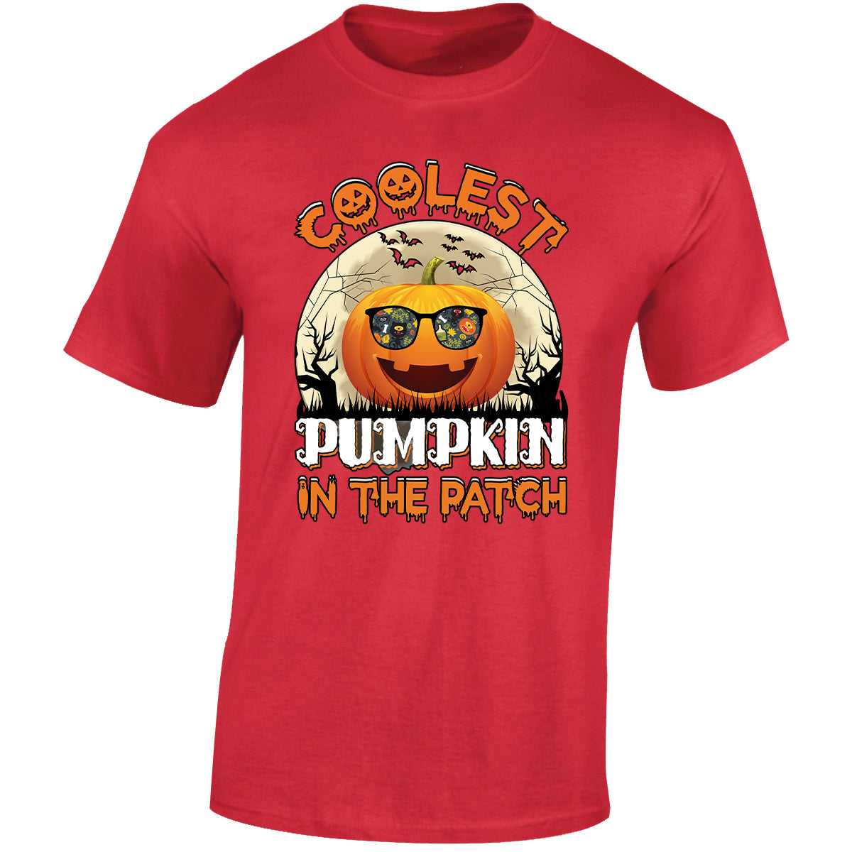 Halloween Coolest Pumpkin Mens T-Shirt Ghost Pumpkin Spooky Scary Tops