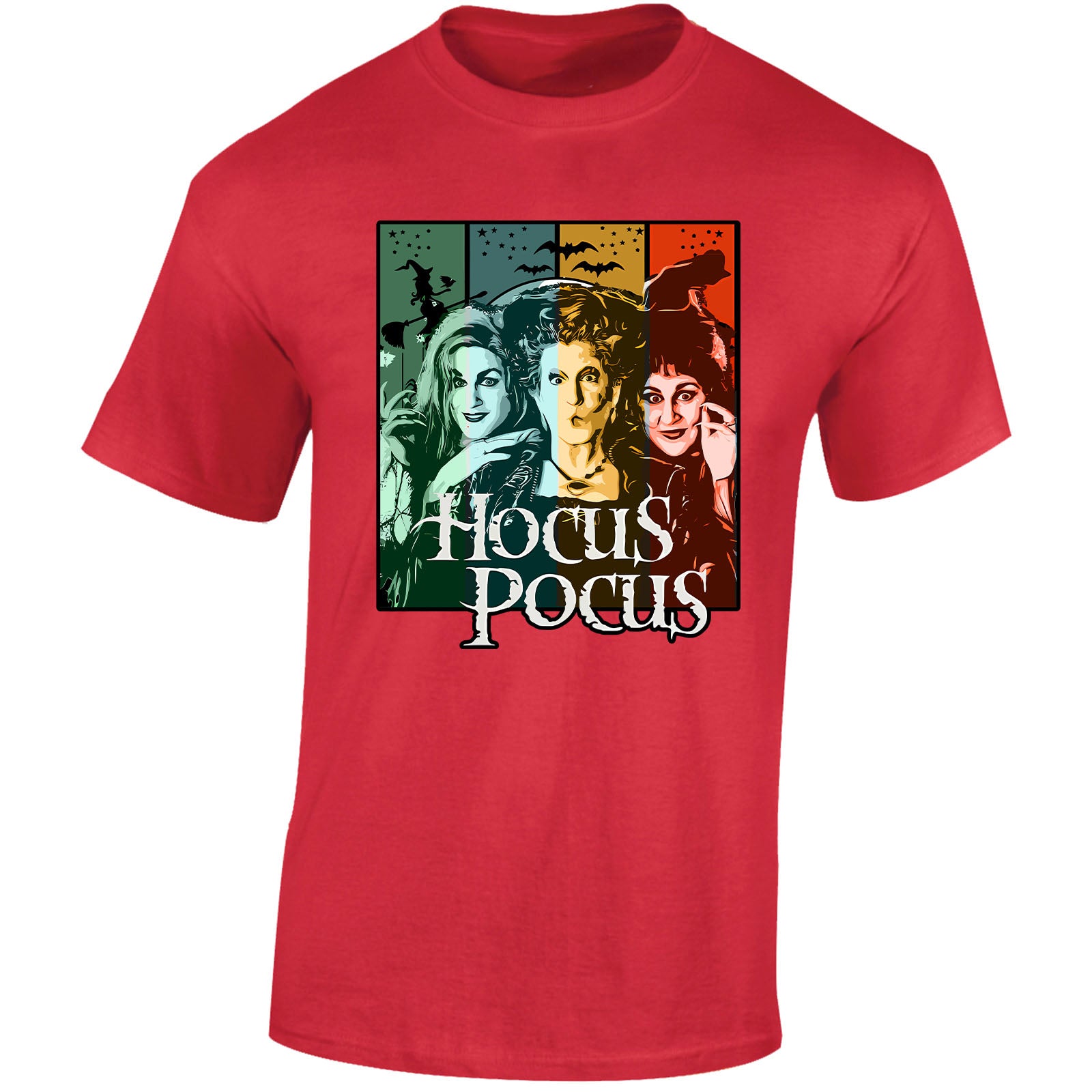 Halloween Hocus Pocus Mens T-Shirt Boo Pumpkin Ghost Spooky Scary Tshirt