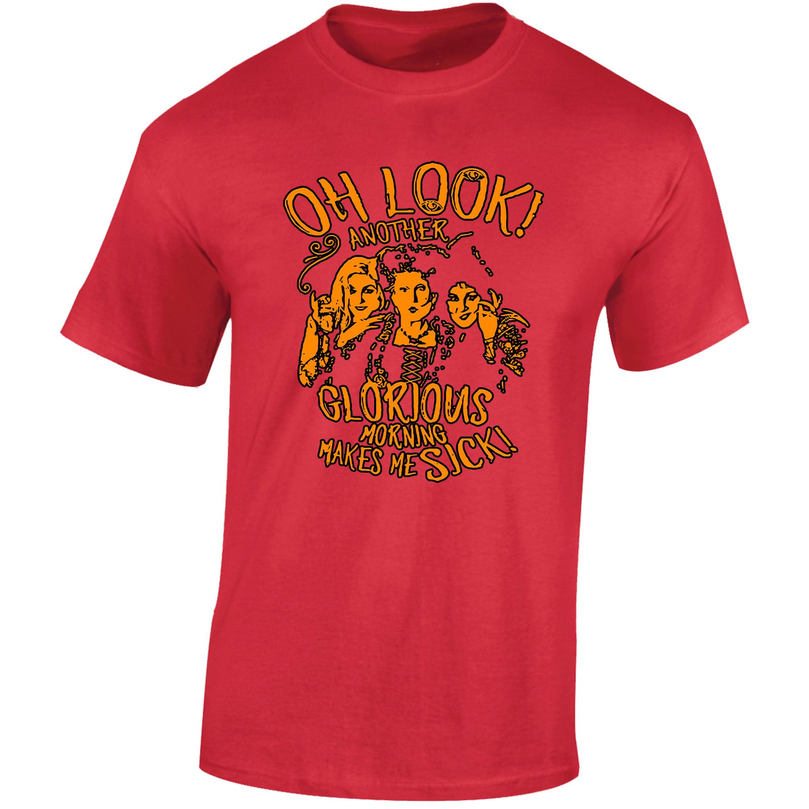 Halloween Look Glorious Mens T-Shirt Horror Witches Spooky Scary Tops