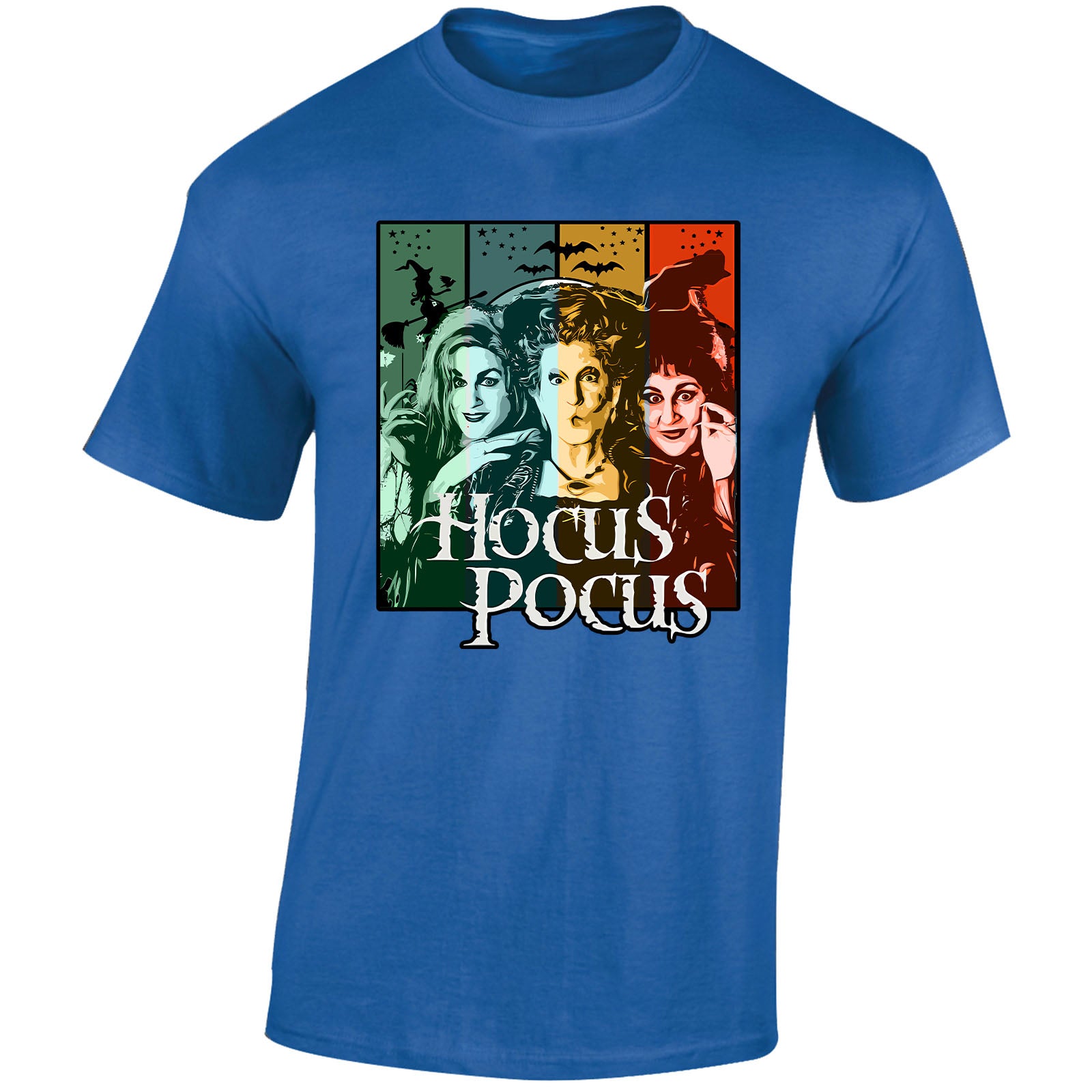 Halloween Hocus Pocus Mens T-Shirt Boo Pumpkin Ghost Spooky Scary Tshirt