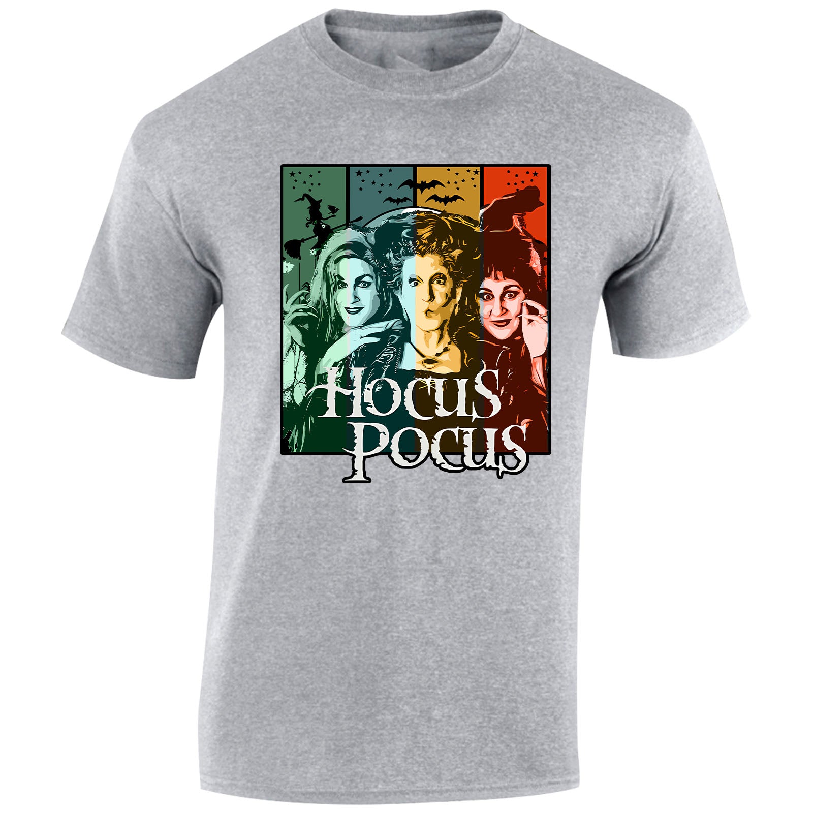 Halloween Hocus Pocus Mens T-Shirt Boo Pumpkin Ghost Spooky Scary Tshirt