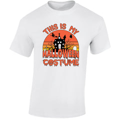 Halloween Costume Mens T-Shirt Ghost Witches Spooky Scary Tops