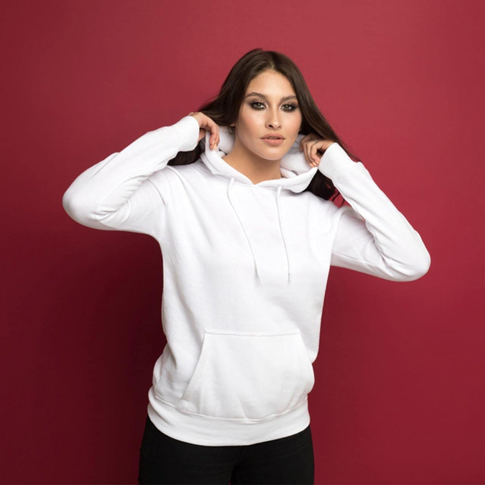 Unisex Fashion Hoodie - Hooded Pullover with Drawcords & Front Pockets