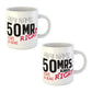 Mr and Mrs Right Personalised Mugs Set of 2 Cups