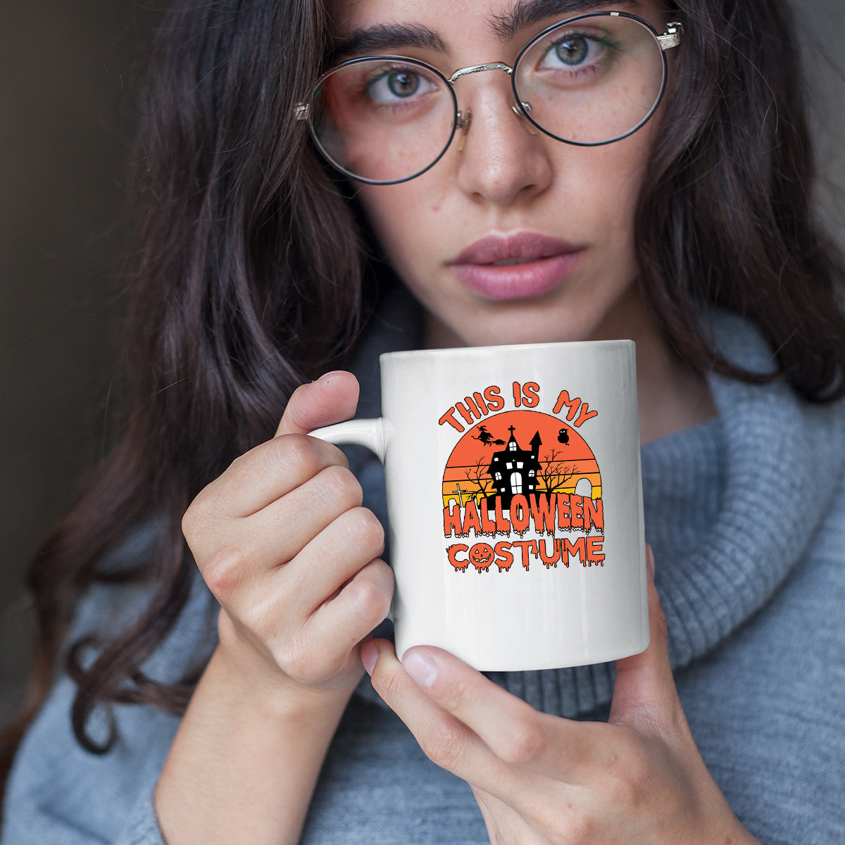 Halloween Mug | Pumpkin Ghost Spooky Scary Horror Halloween Gift