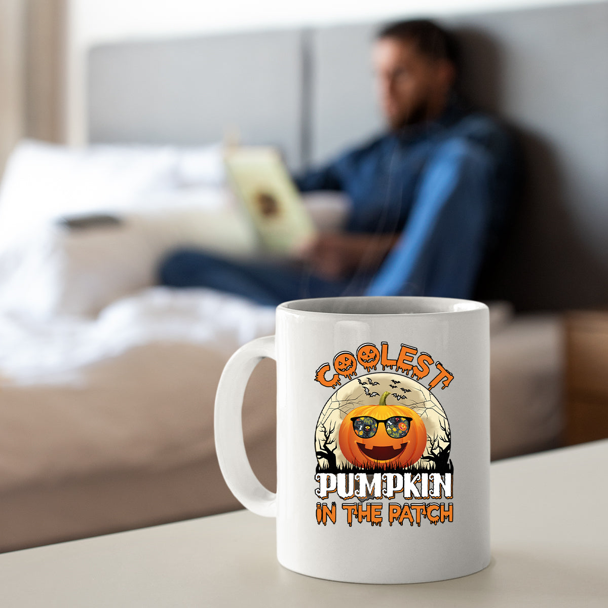 Halloween Coolest Pumpkin Mug | Pumpkin Spooky Scary Halloween Gift