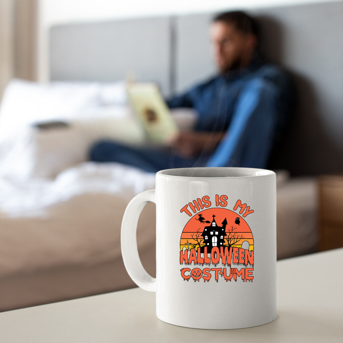 Halloween Mug | Pumpkin Ghost Spooky Scary Horror Halloween Gift