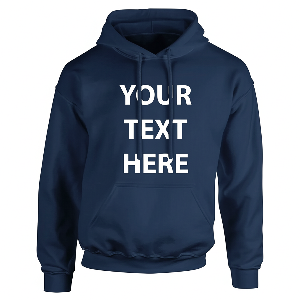 Personalised Any Text / Logo Hoodie For Men’s and Women’s