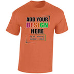 Personalised Men's T-Shirt | Custom Photo, Text & Logo Tee | UK