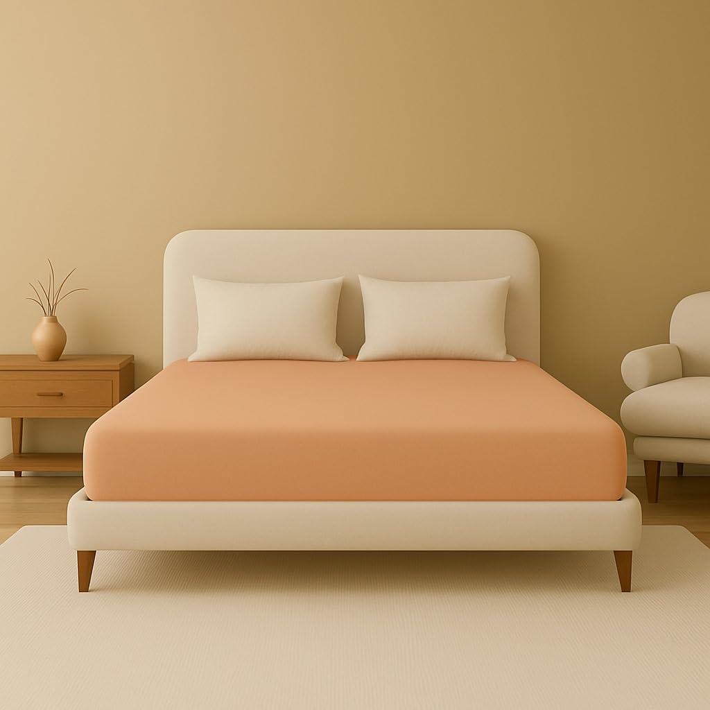 Fitted Bed Sheets | Deep Fit for Mattress Protection | Microfibre, Soft, and Durable Bed Sheets