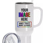 Personalised 40 Oz Tumbler Travel Cup - Customize Stainless Steel Insulated Thermal Cup with Handle-4